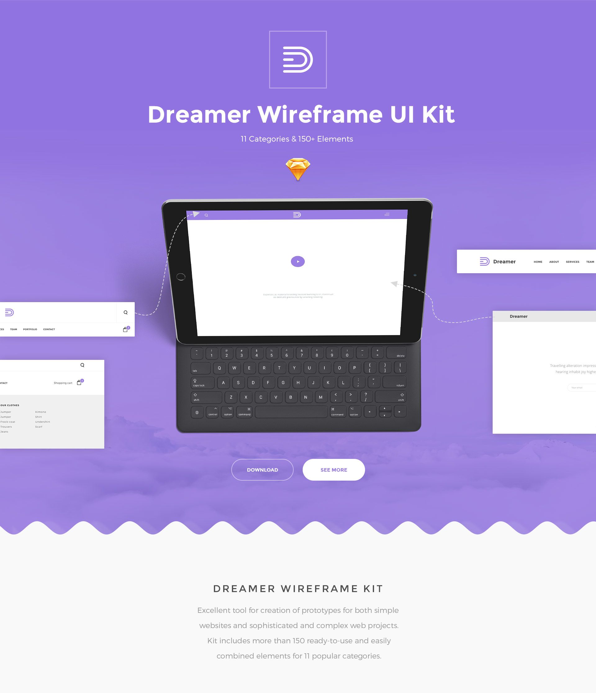 wireframe ui kit