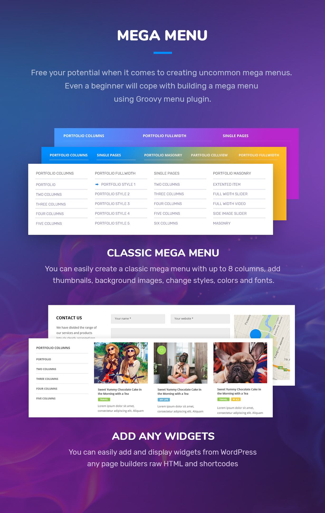 wordpress mega menu plugin